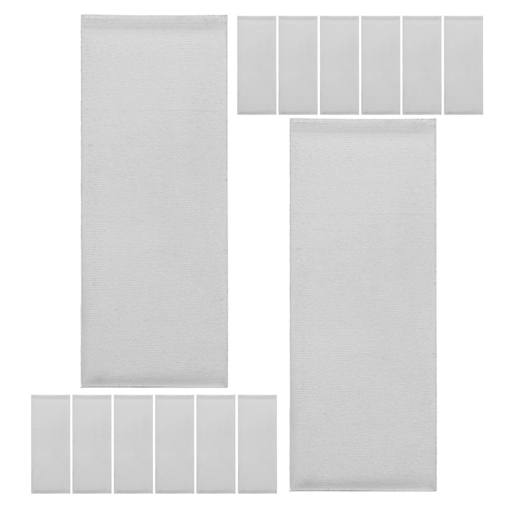 Pure Zinc Anode Plates for Electroplating Durable Silver Metal Sheets 15Pcs