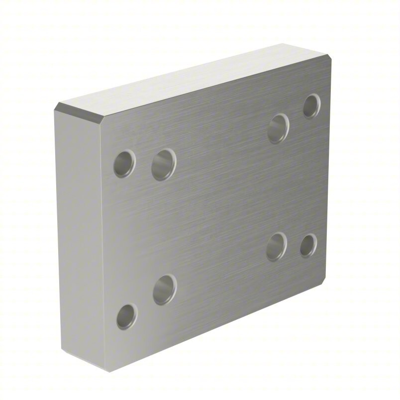 2420 Flange Mount Caster Base Plate, 5JRN2 – 3 x 3/4 x 3 3/4 in, Drop In, Quad