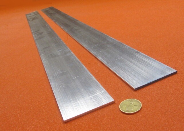 6061 T651 Aluminum Bar, 1/8″ (.125″) Thick x 2 1/2″ Wide x 36″ Length, 2 Units