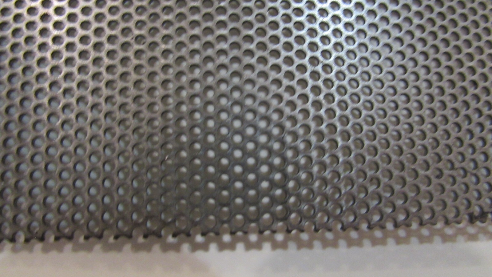 1/16 HOLES ON 3/32 CENTERS-20 GAUGE-304 STAINLESS STEEL–5-1/4″ X 12″