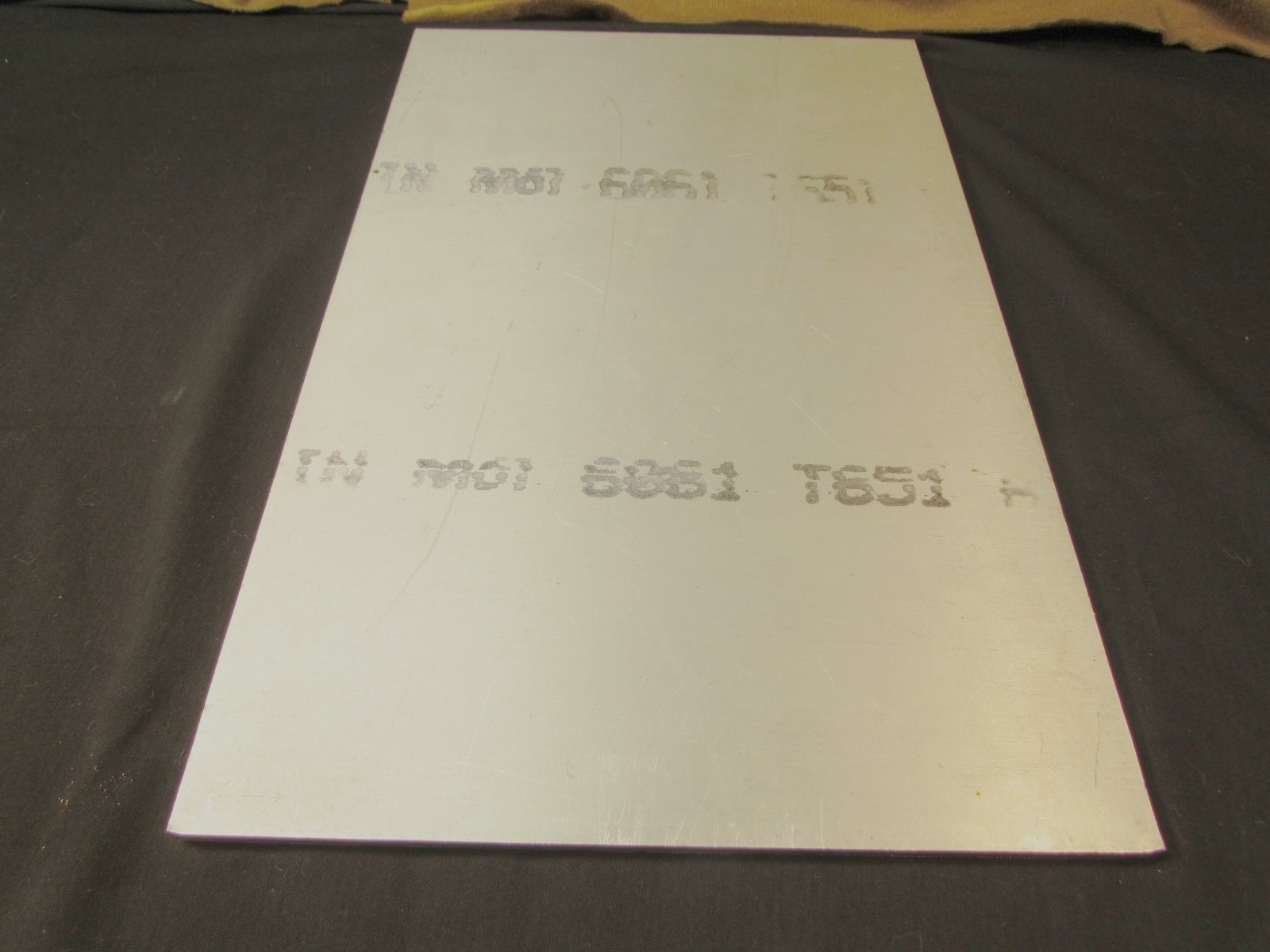 1/4″ x 15″ x 9.75″ Aluminum T6511 Extruded Flat Bar Stock 6061 Please Read Post