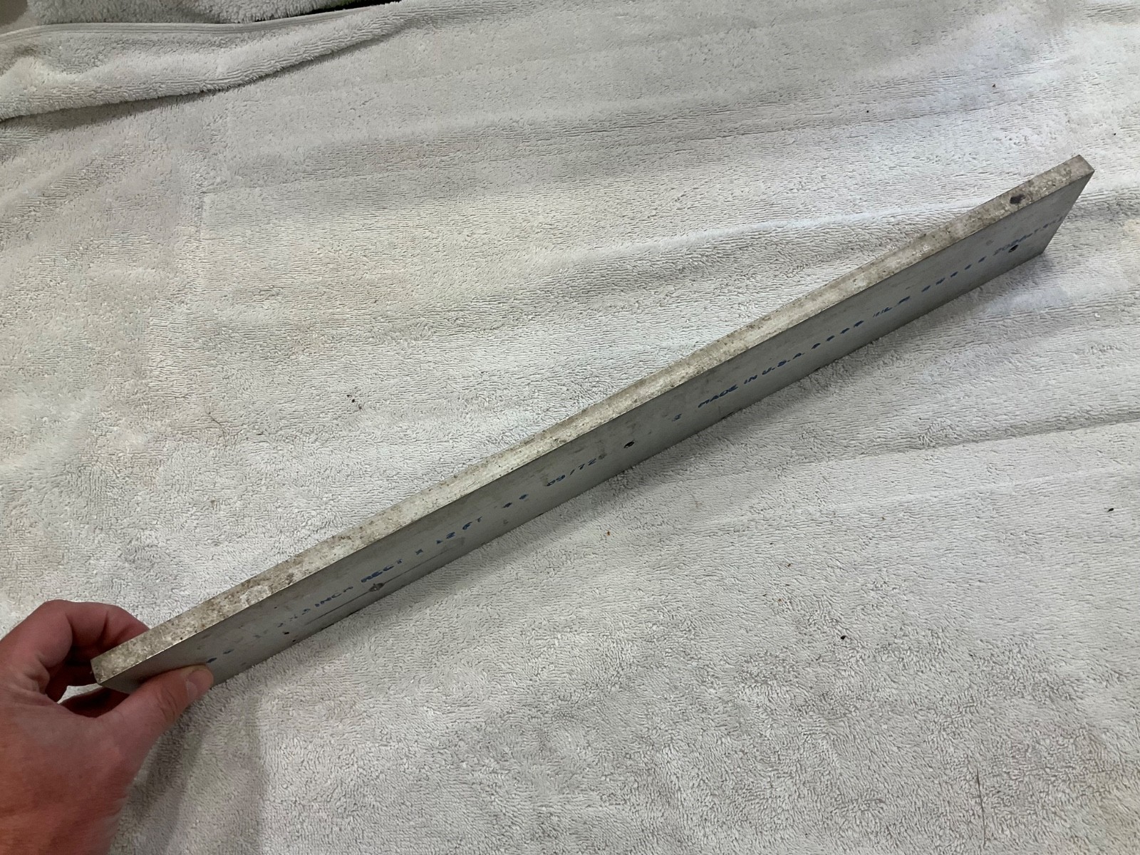 Aluminum Flat Bar Stock 1/2″ x 3″ x 22″ Solid Extruded Metal Plate Block USA