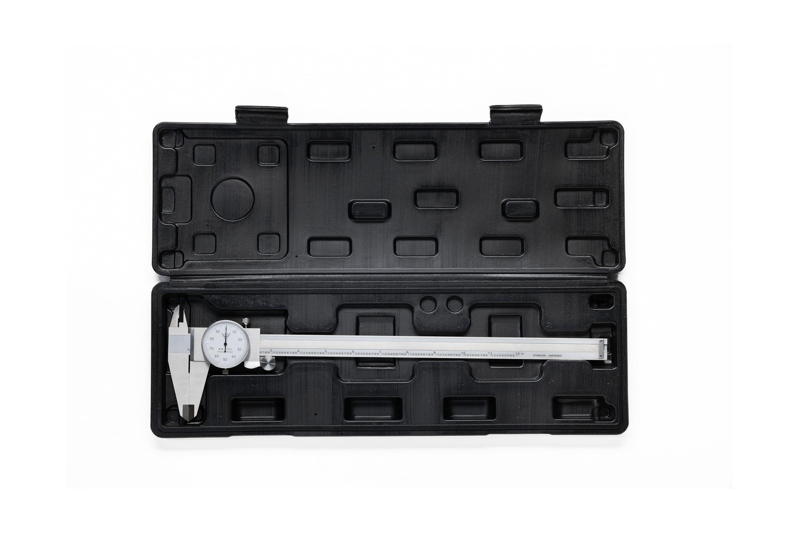 PEC Dial Caliper 0-12 Inch, Stainless Steel Precision Measuring Tool with Sho…