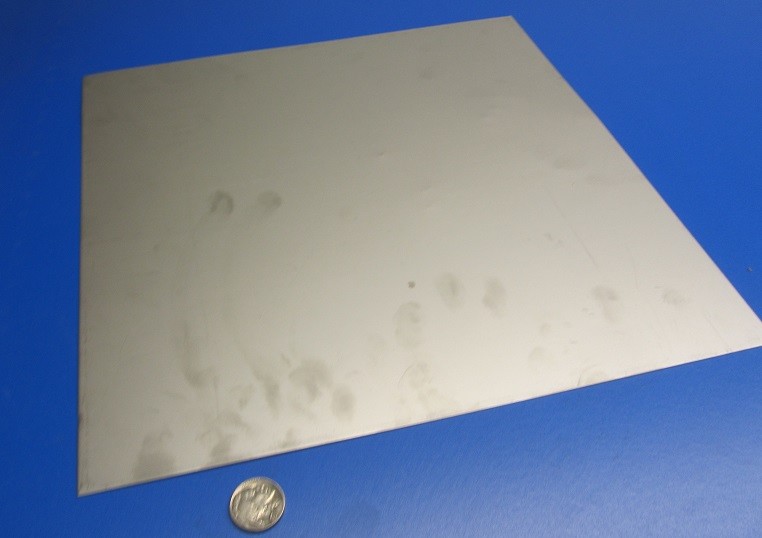 321 Weldable Stainless Steel Sheet, .032″ Thick x 12″ Wide x 12″ Length