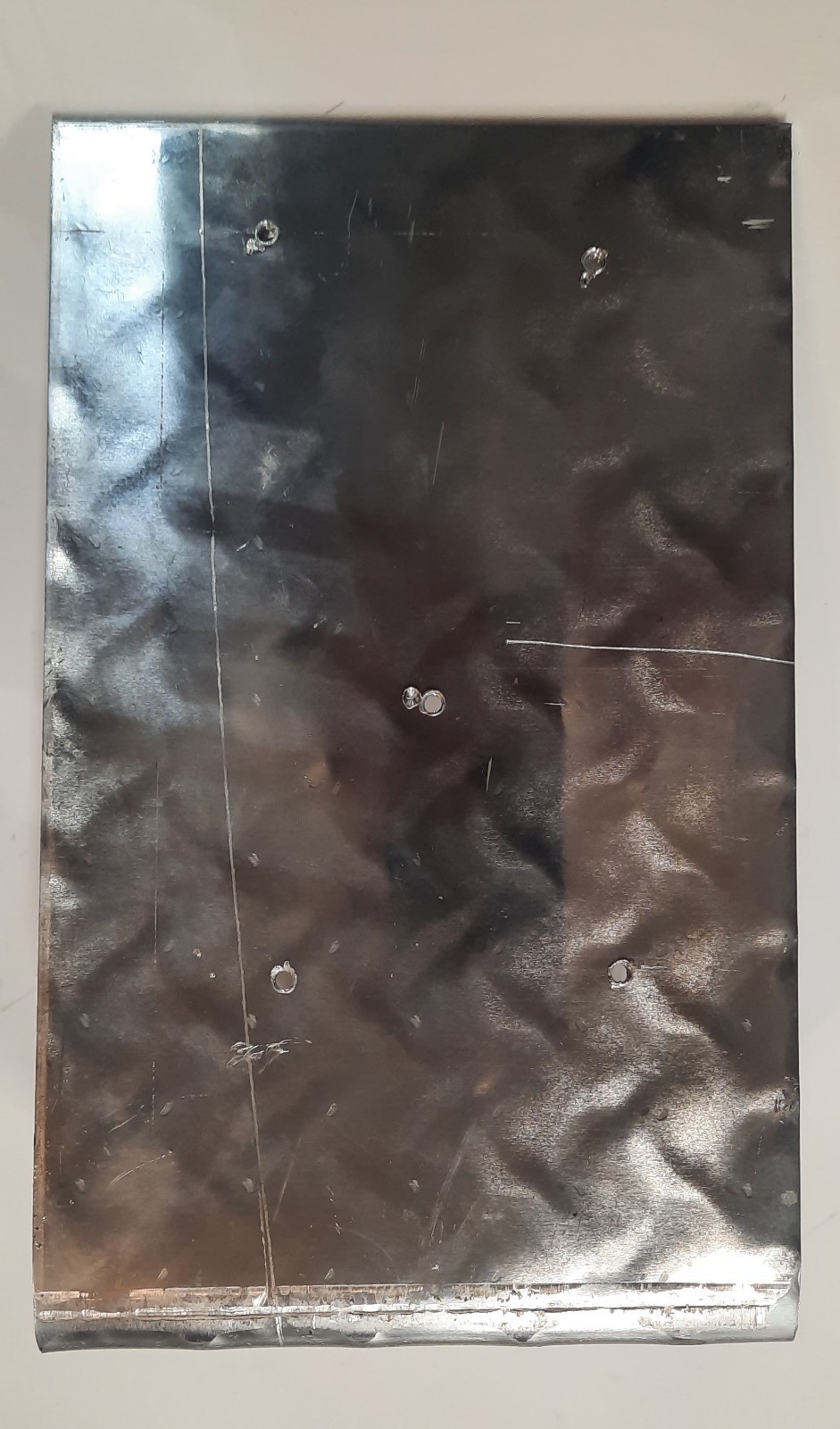 Aluminum 1/4″ Thick Diamond Plate Sheet Metal Bracket, Pre-Owned
