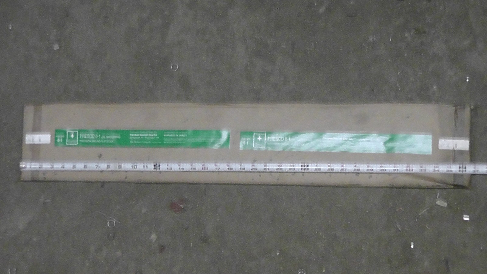 Presco 0-1 Oil Hardening Ground Flat Stock 1/4″ x 6″ x 36″ NEW!