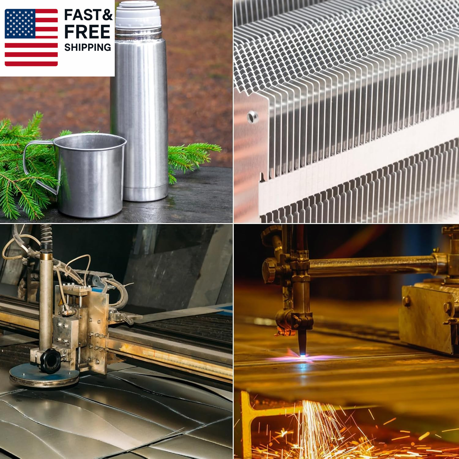 6061-T6 Aluminum Sheet 12X16X1/4 Inch Thickness Durable Aluminum Plate, Thick Me