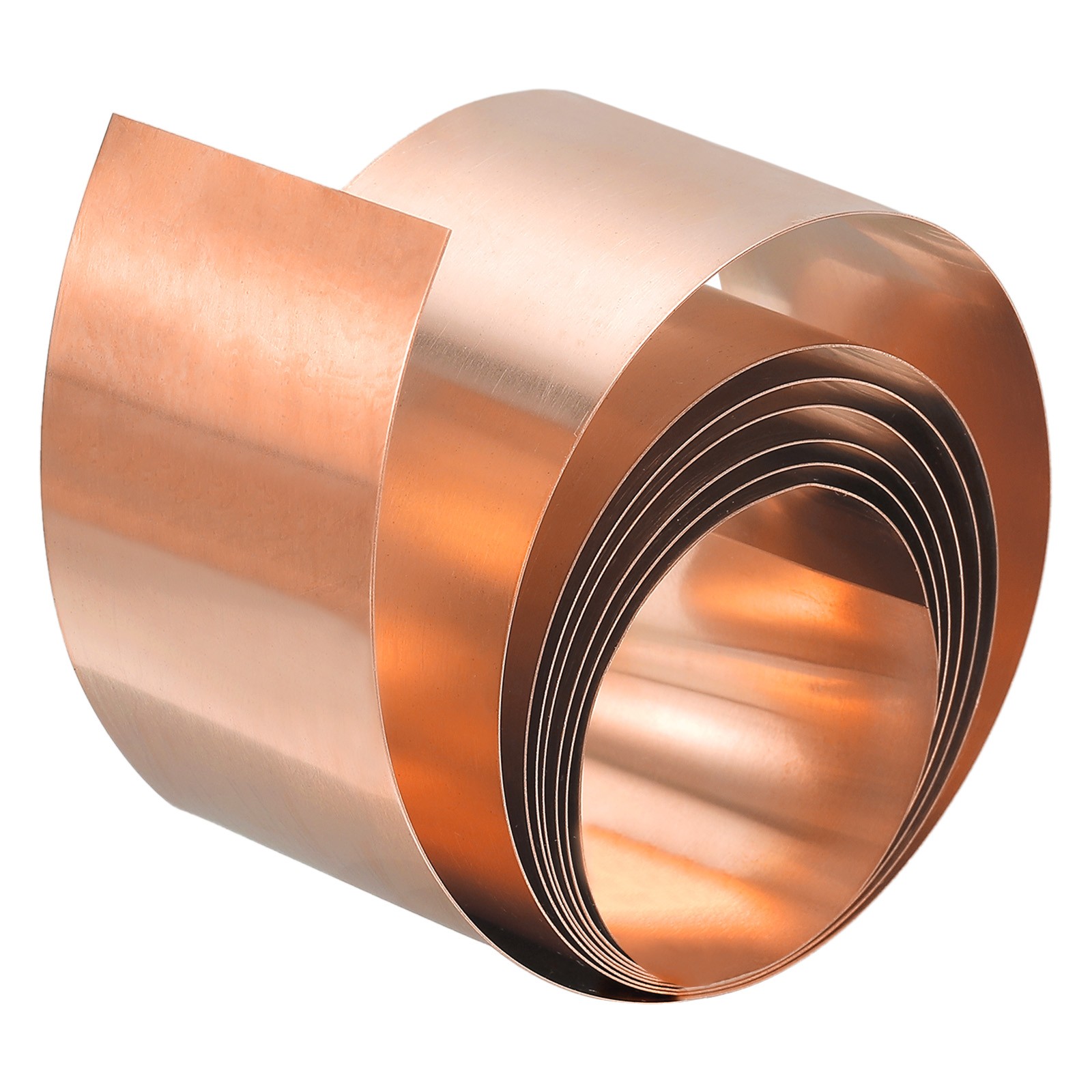 Copper Thin Foil Roll Sheet, 0.15x30x1000mm Pure Copper Foil Sheet Roll