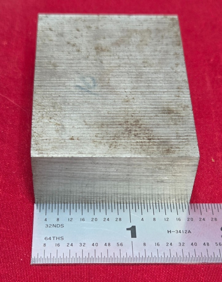 D2 Tool Steel Block Billet 2.275″ L x 1.65″ W x 0.795″ Thick, 13.2 Oz.