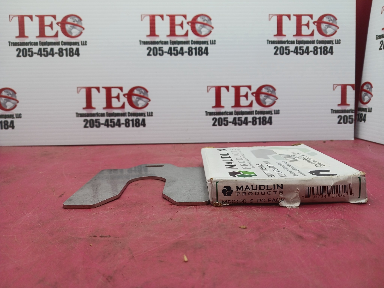 MAUDLIN, Thick 4” Width Stainless Steel Metal Shim Stock, MSC100