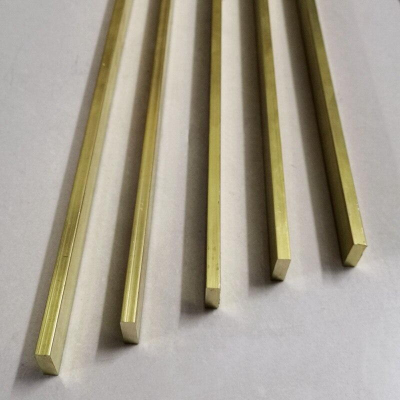 1Pc L-500mm H59 Brass Flat Bar Plate Strip Thick2mm 3mm 4mm Solid Metal Material