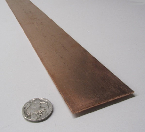 110 Copper Bar H02 .050″ Thick x 2.0″ Wide x 36.0″ Length