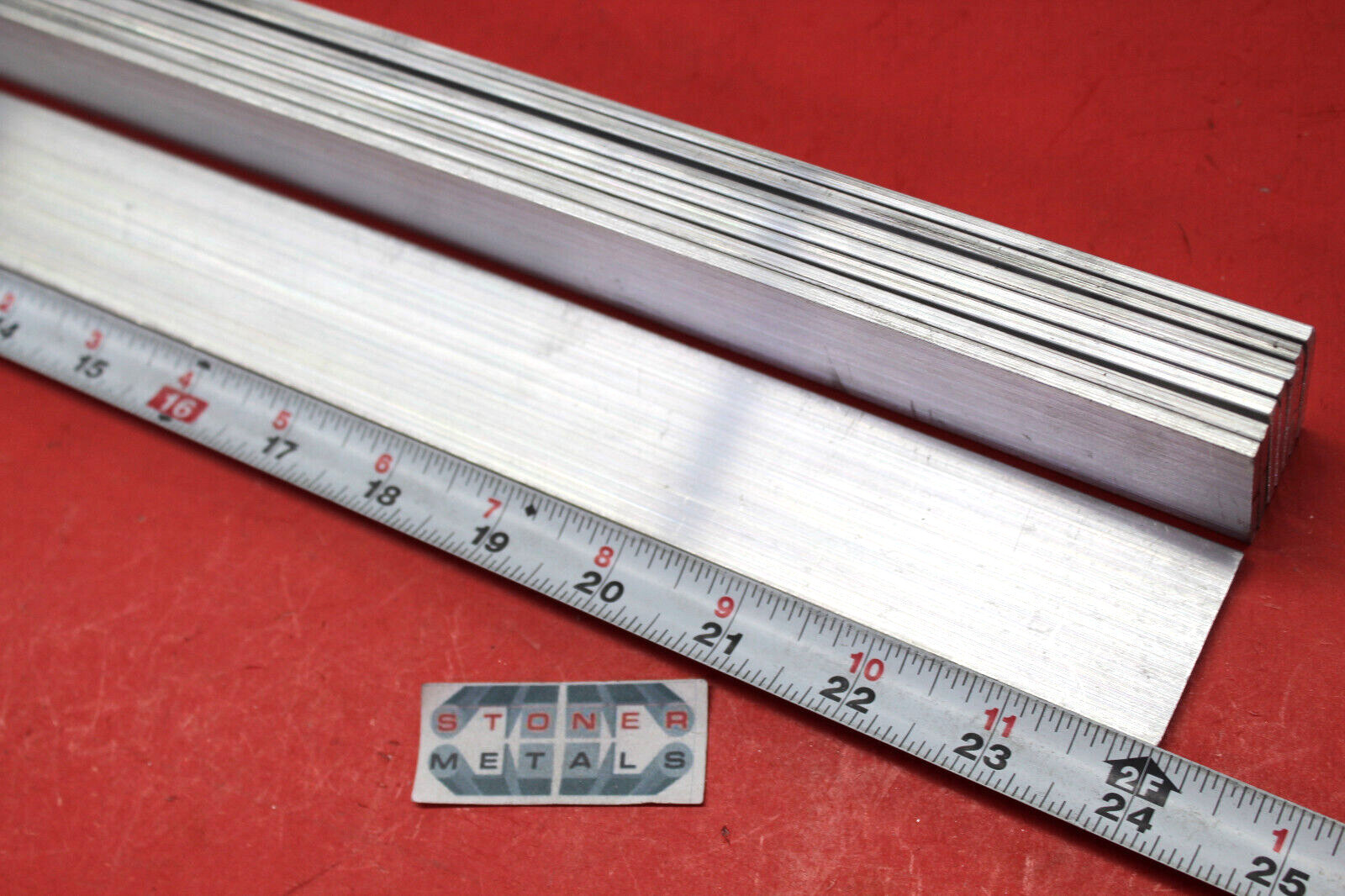 8 Pieces 1/8″ X 1-1/2″ ALUMINUM 6061 FLAT BAR 24″ long Extruded Mill Stock New