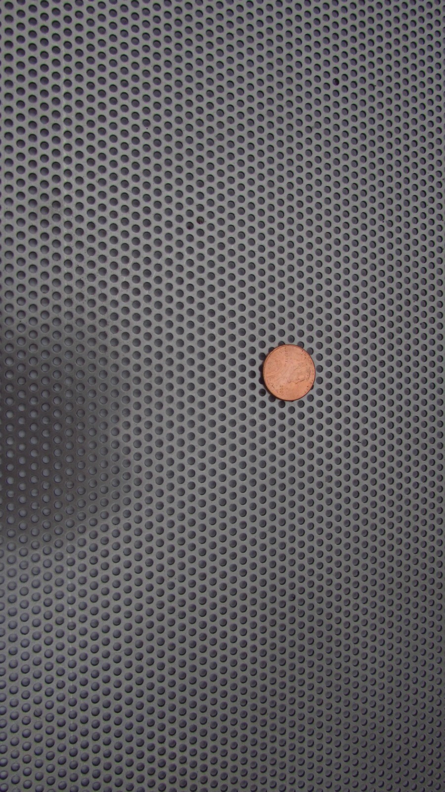 3/32″ HOLE ON 5/32″ CENTER-20 GA.-PERFORATED STAINLESS SHEET–12-3/4″ x 6-3/8″