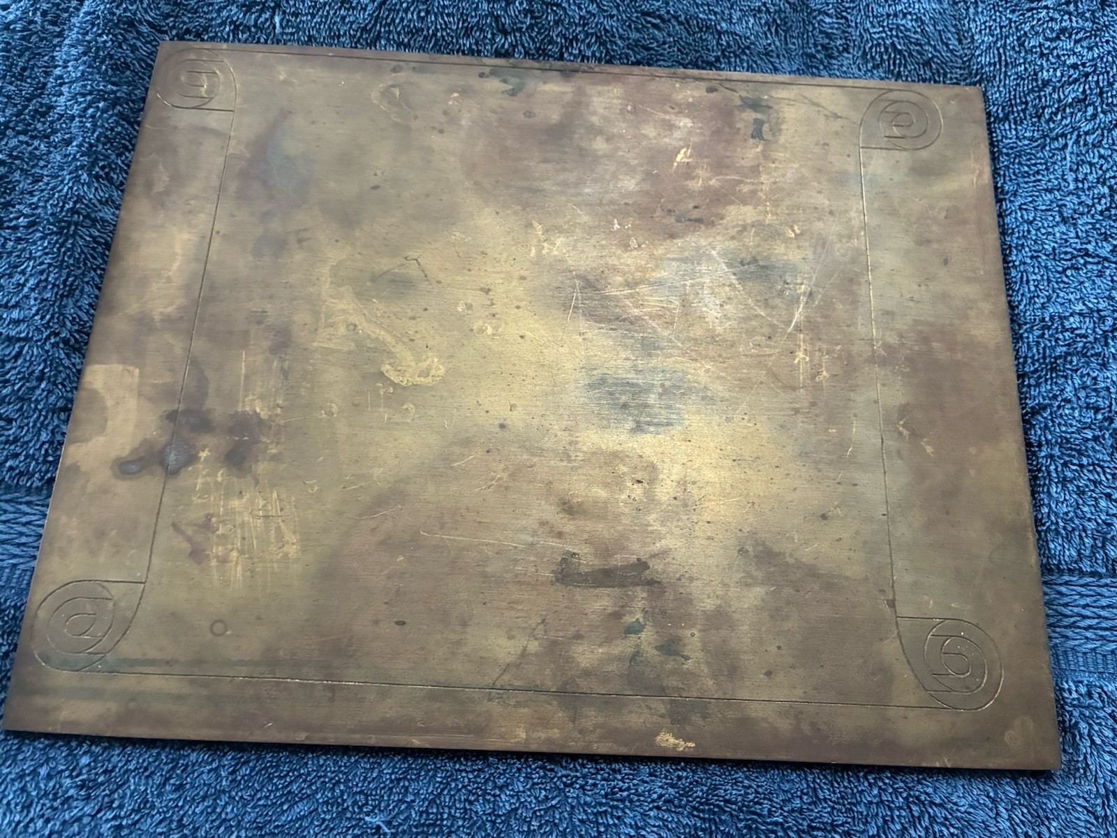 1/4″ BRASS ALLOY SHEET – 11 1/8” x 8 11/16” x 1/4” Engraving Blank