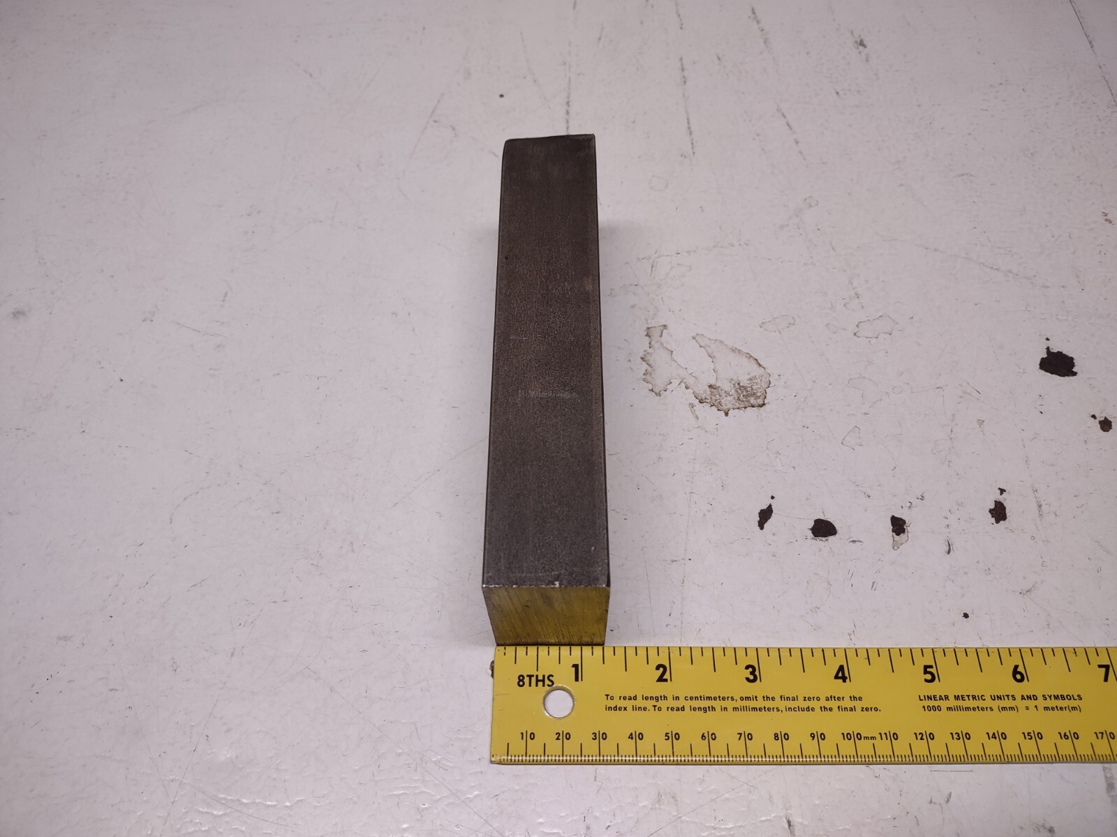 1-1/4″ X 2″ – 1018 COLD ROLLED BAR ( 1 ) PIECE – REMNANT STEEL – BAR END – NEW