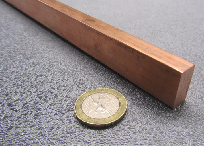 182 Copper Bar 3/8″ Thick x 3/4″ Wide x 6 Foot Length