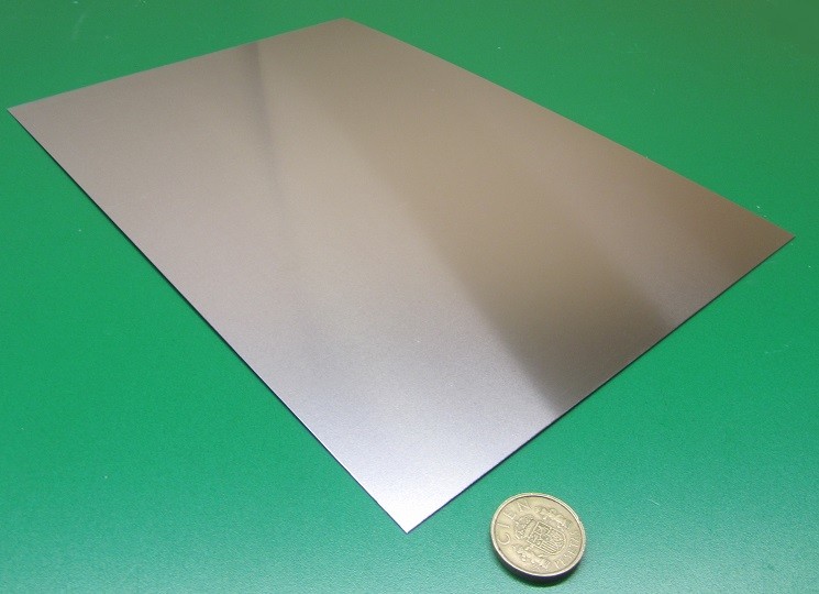 18-8 Stainless Steel Sheet, Full Hard, (1/32) .031″ x 8.0″ x 12″