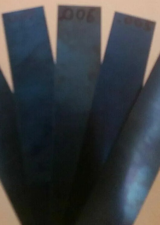 3 Piece Blue Tempered 0.010″ X2″ X 6″ Spring Steel Shim stock .010 010