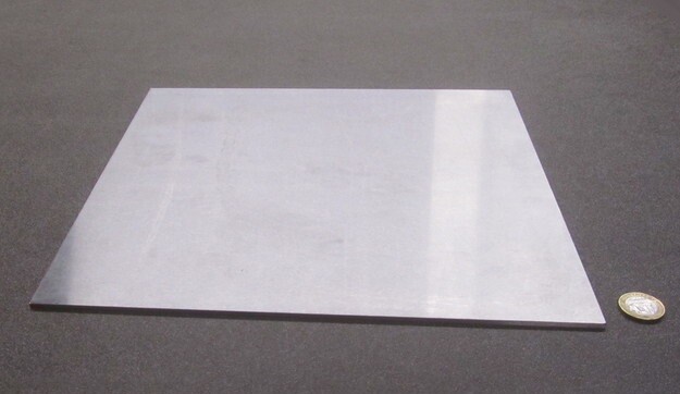 4140 Ground Carbon Steel Sheet, 1/8″ (+/-.001″) x 12″ Wide x 12″ Length