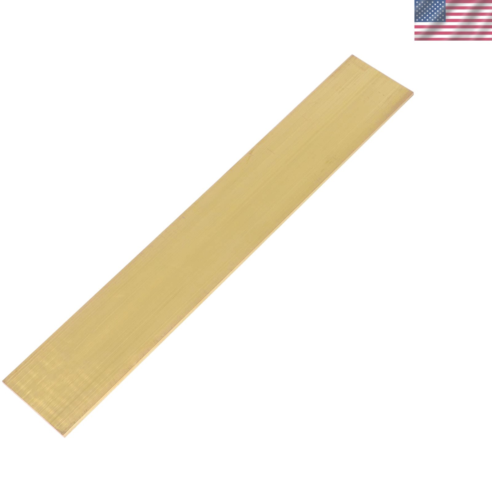 1/8″ x 2″ C360 Brass Flat BAR 12″ Long Solid .118″ Plate Mill Stock Solid