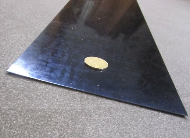 Blue Tempered Spring Steel Shim 0.050″ Thick x 6.00″ Width x 25″ Length