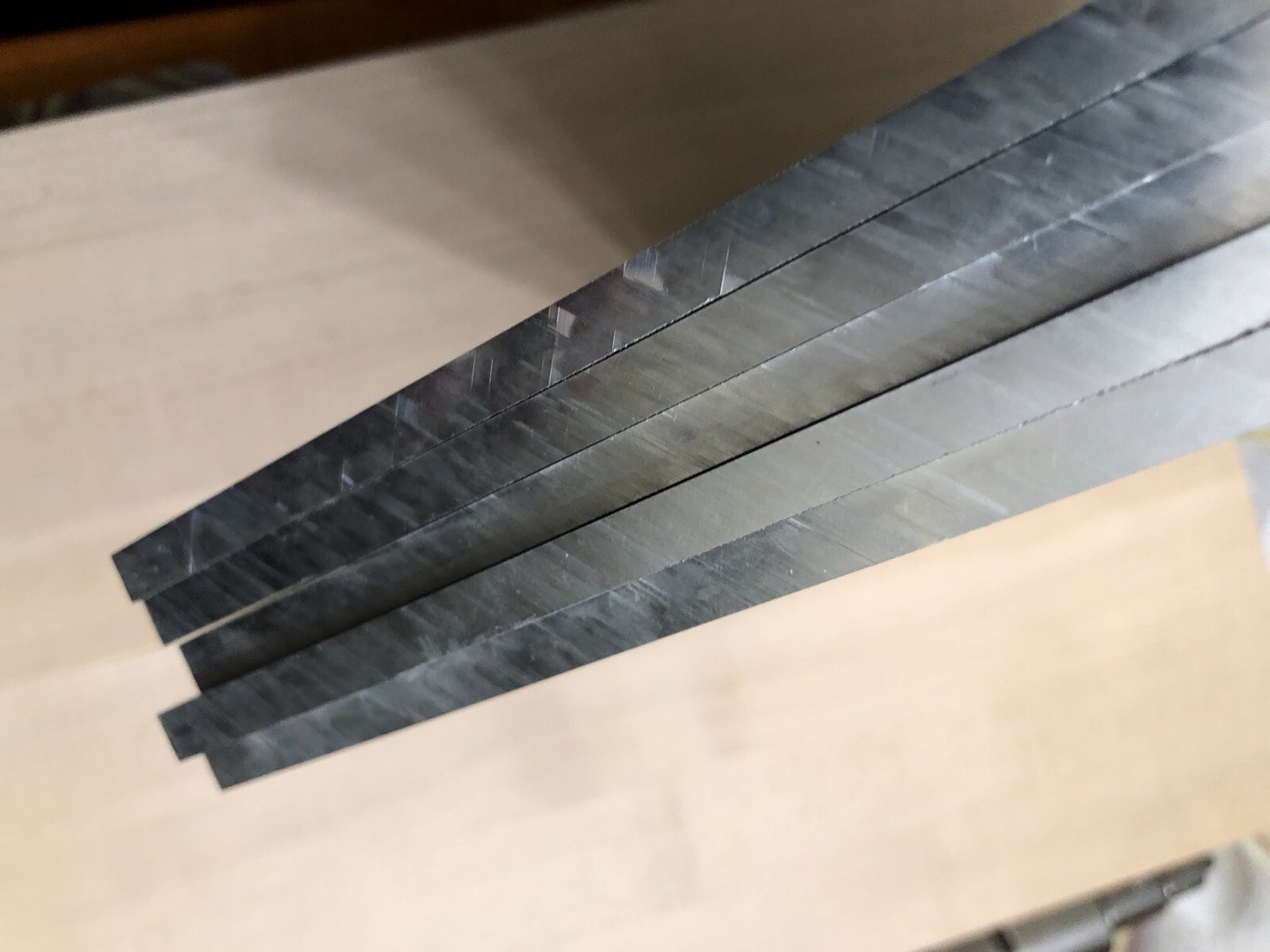 ALUMINUM 6061 PLATE 1/4” X 7 1/2” X 10 1/4” LOT OF 5 PCS MILLING MACHINE
