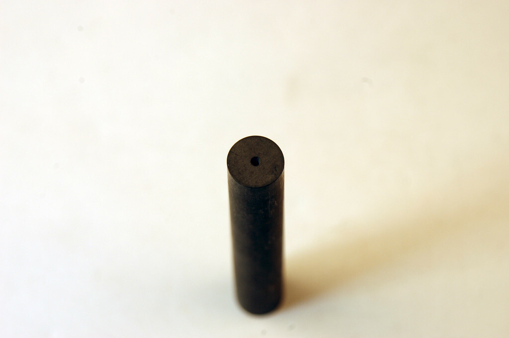 .395 X 2.520 CARBIDE ROUND BLANK UNGROUND (LOT OF 2 PCS) (E-2-9-4-6)