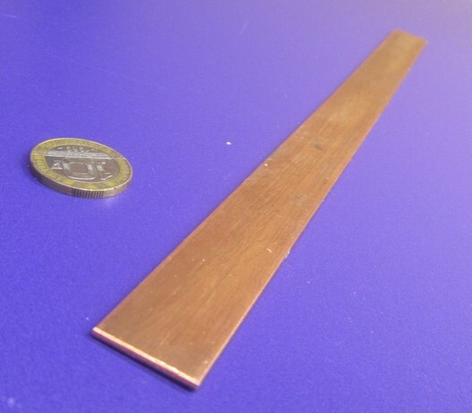 110 Copper Bar H02, 1/16″ Thick x 3/4″ Wide x 12 Inch Length