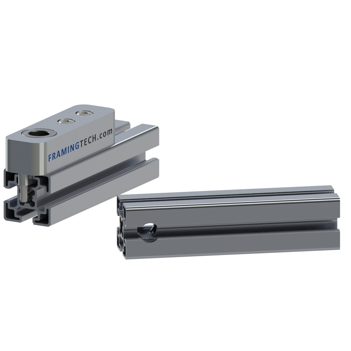 45 Series-D17 Drill Jig 17mm for a quick connector (QC10) CNC Machined FT-D17-DJ