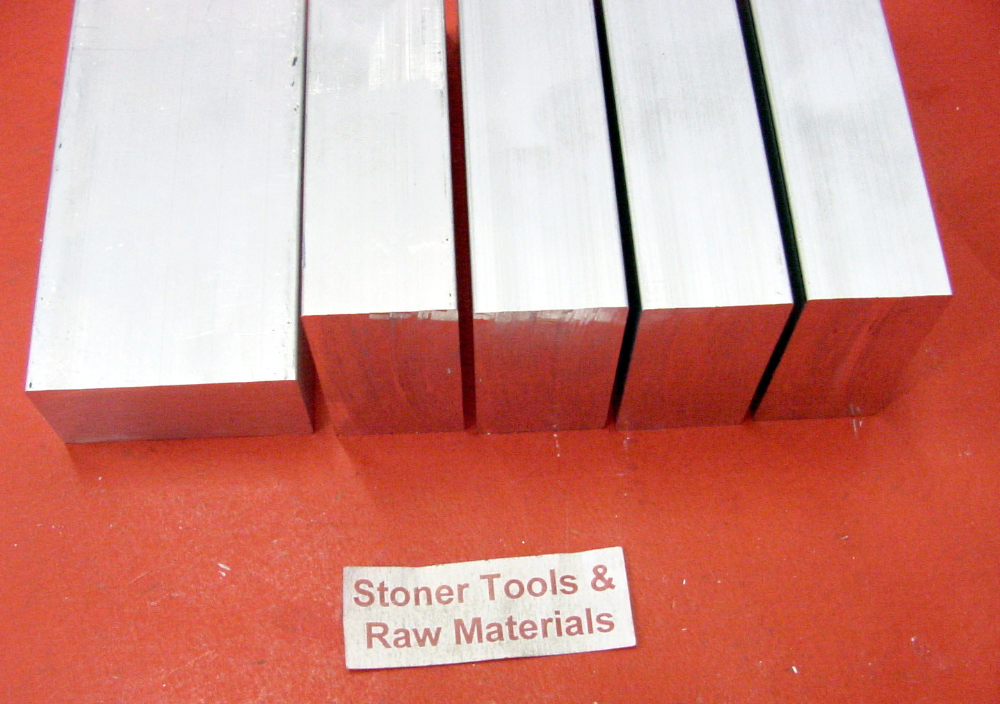 5 Pieces 1″x 1-1/2″x 5″ ALUMINUM 6061 FLAT BAR T6511 1.000″ SOLID New Mill Stock