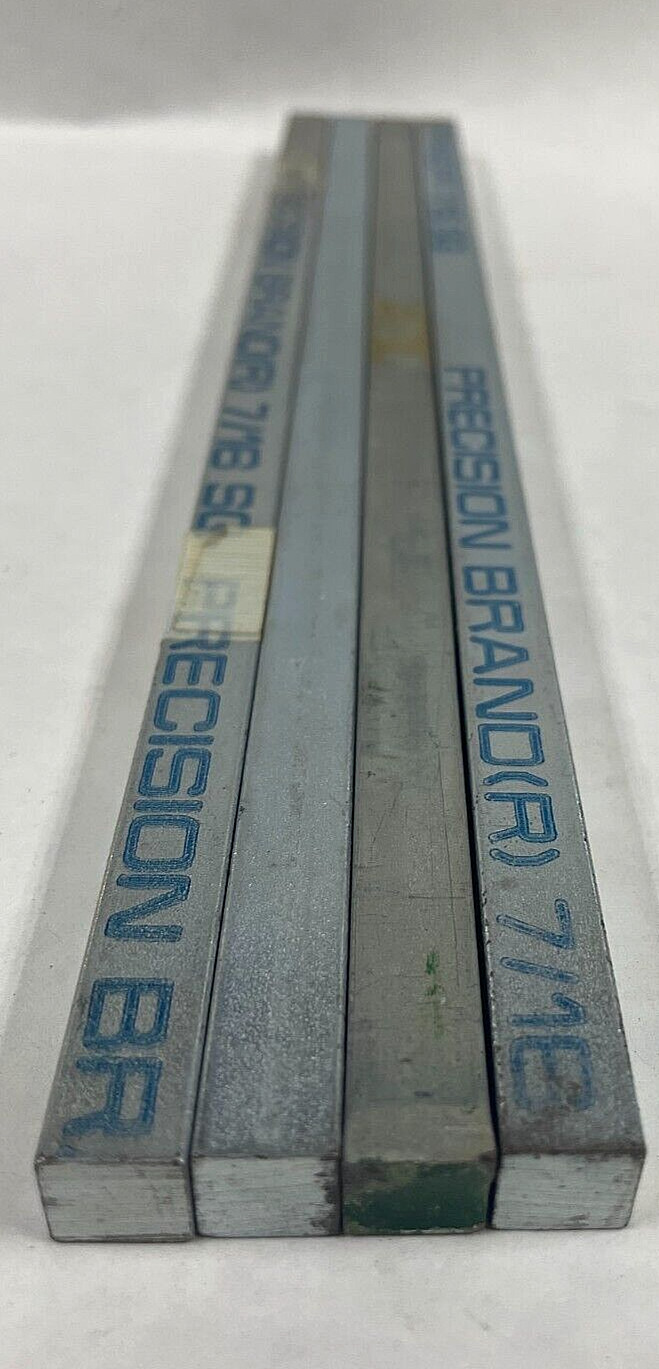 PRECISION BRAND STEEL SQUARE KEYSTOCK 3/8″ X 12 X3/8″ *LOT OF 4**