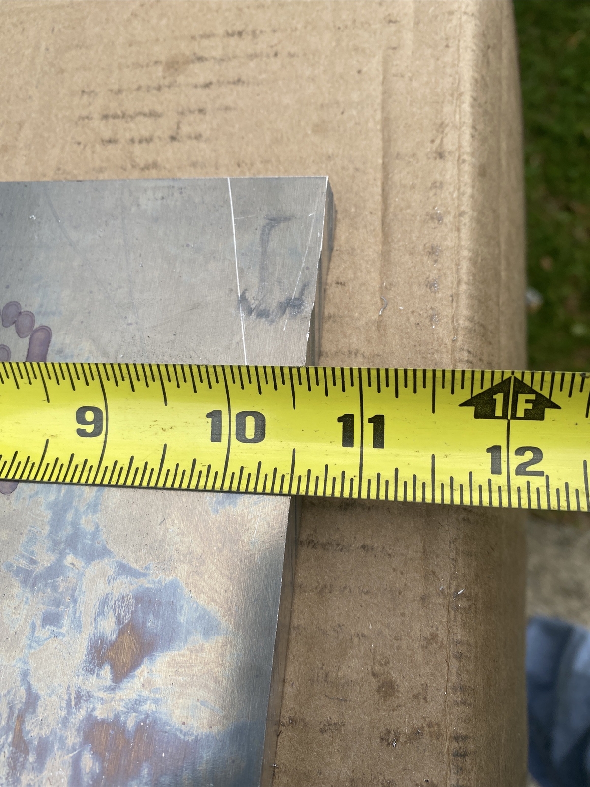 Aluminum plate 6061-T651 1/2” X 10-3/8” X 7-3/8″ Amag Rolling Made In USA