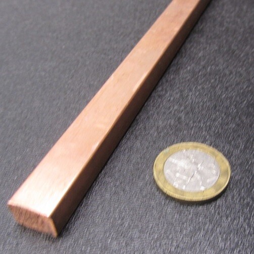 182 Copper Bar 3/8″ Thick x 1/2″ Wide x 6 Foot Length