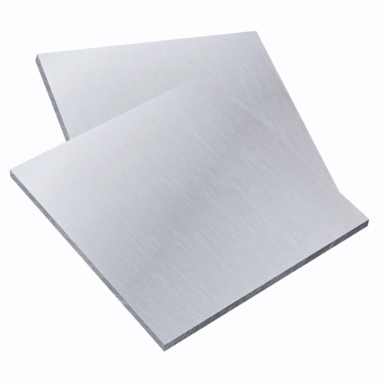 6061 Aluminum Sheet Metal 6×6 Inch 0.02 Inch Thick Crafting Plate for Industry