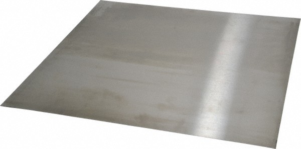 0.06″ Thick x 12″ Wide x 12″ Long, 304 Stainless Steel Sheet Intermediate Pol…