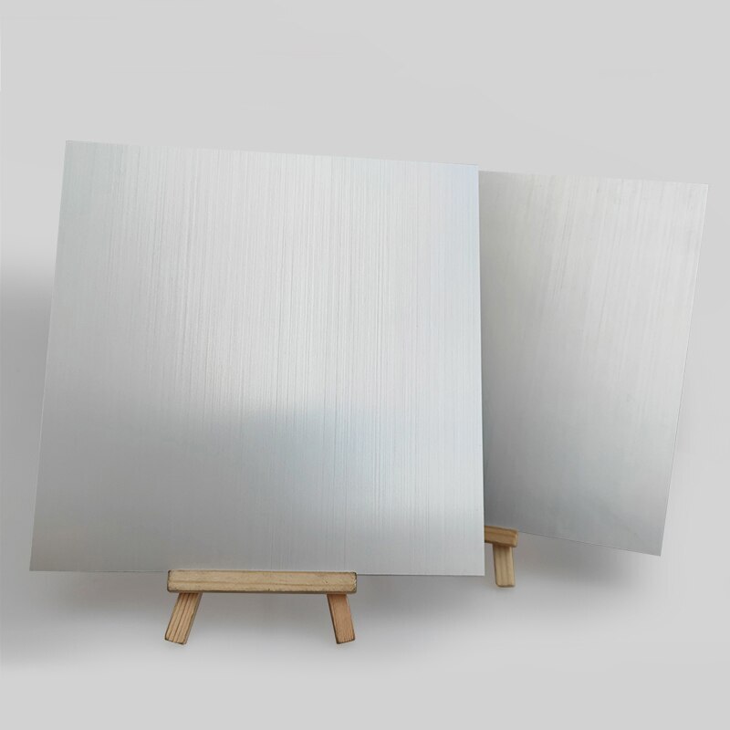 Thick 0.5/0.8/1.0/1.5/2.0mm Silver Brushed Anodized Aluminum Oxide Plate 5052