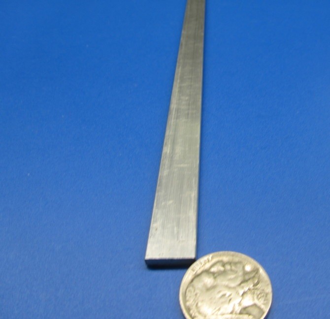 6063 T5 Aluminum Bar, 1/8″ (.125″) Thick x 1/2″ Wide x 48″ Length, 3 units