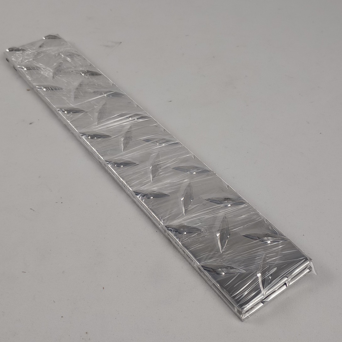 2″X12″ 1/8″ Aluminum Diamond Plate 3003 Floor Plate Tread Plate Strip (Qty: 1)