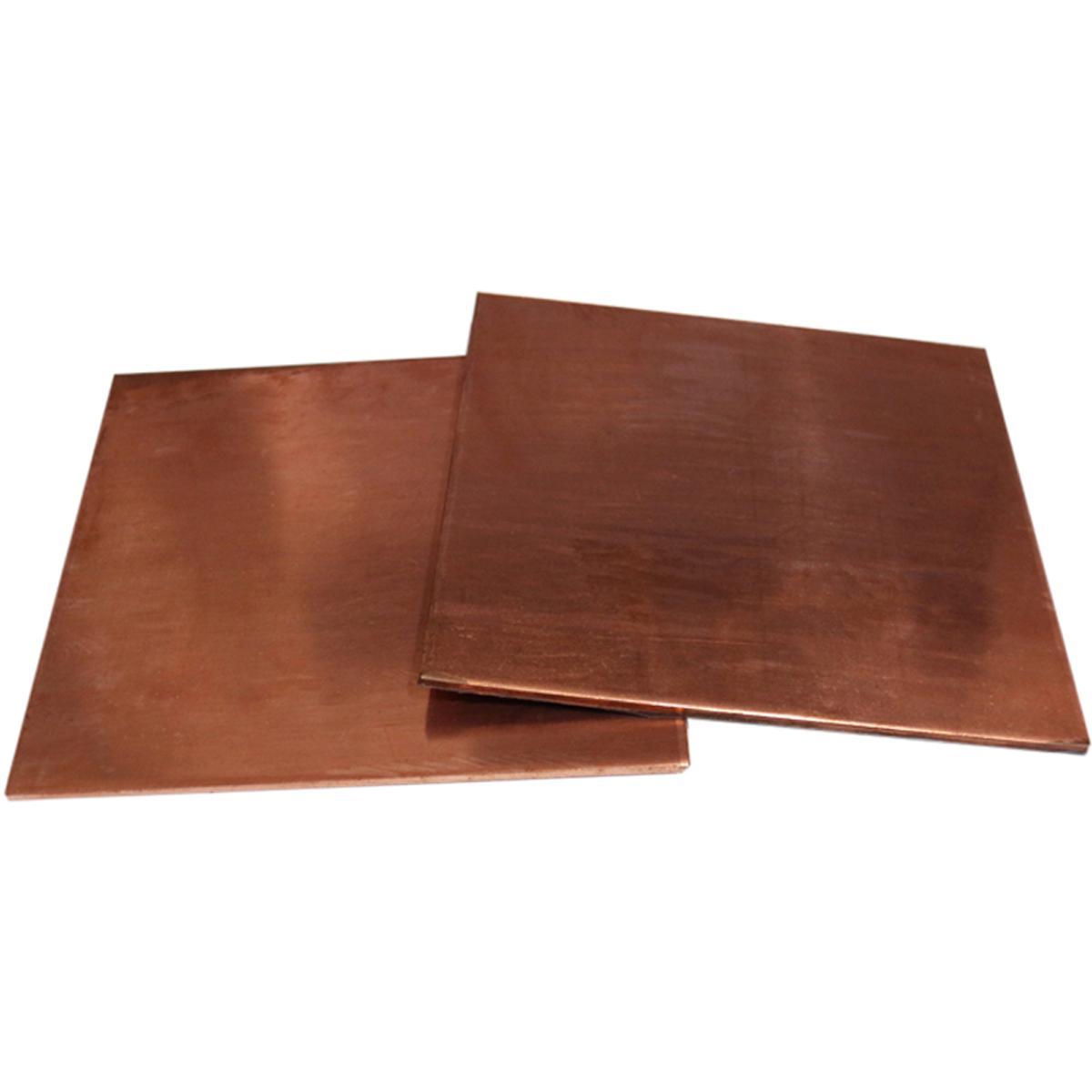 NJ STOCK 2mm ±10% x 100mm x 100mm 99.9% Pure Copper Cu Metal Sheet Plate
