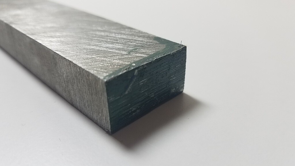 S7 Tool Steel 1/2″ x 1″, 12″ long bar, Decarb free, S-7