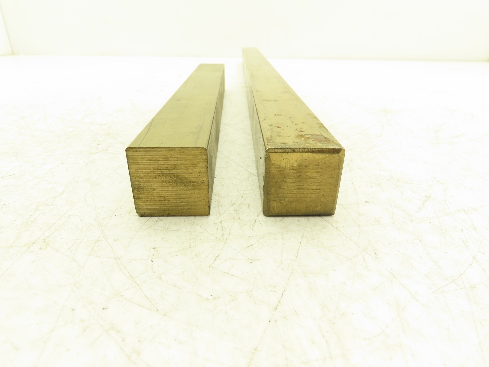 360 Yellow Brass Stock Square Flat Bar 1-1/4″x 1-1/4″x 24″L 17lbs