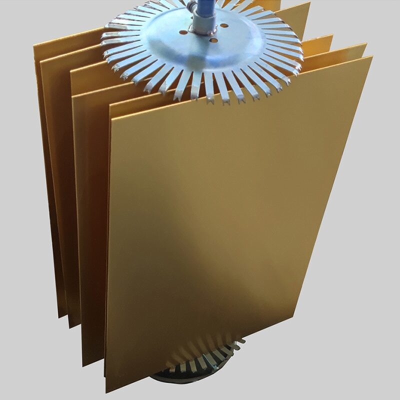 Thick 0.5/0.8/1.0/1.5/2.0mm Gold Anodized Aluminum Alloy Plate 5052 Flat Plate