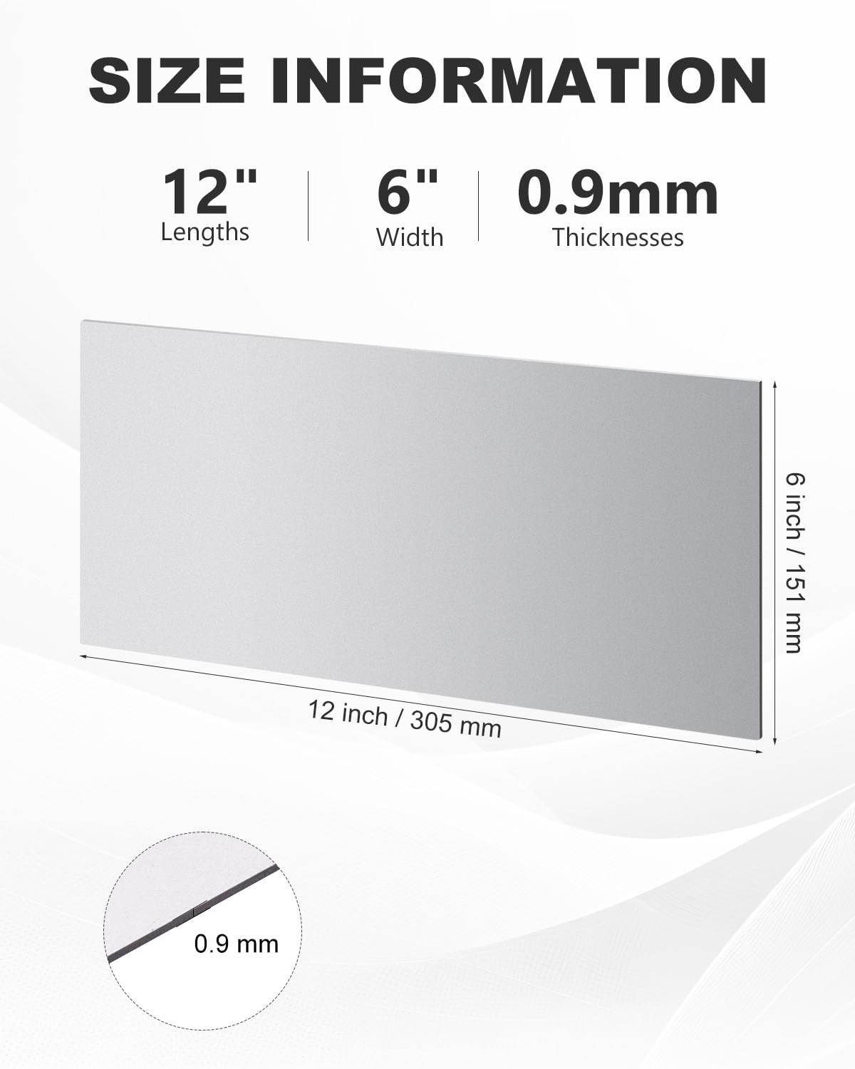 2 Pcs 12″ x 6″ 20 Gauge Cold Rolled Steel Sheet Metal – Weldable Versatility