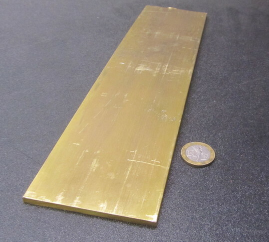 360 Brass Flat Bar 3/16″ Thick x 3.0″ Wide x 12.0″ Length