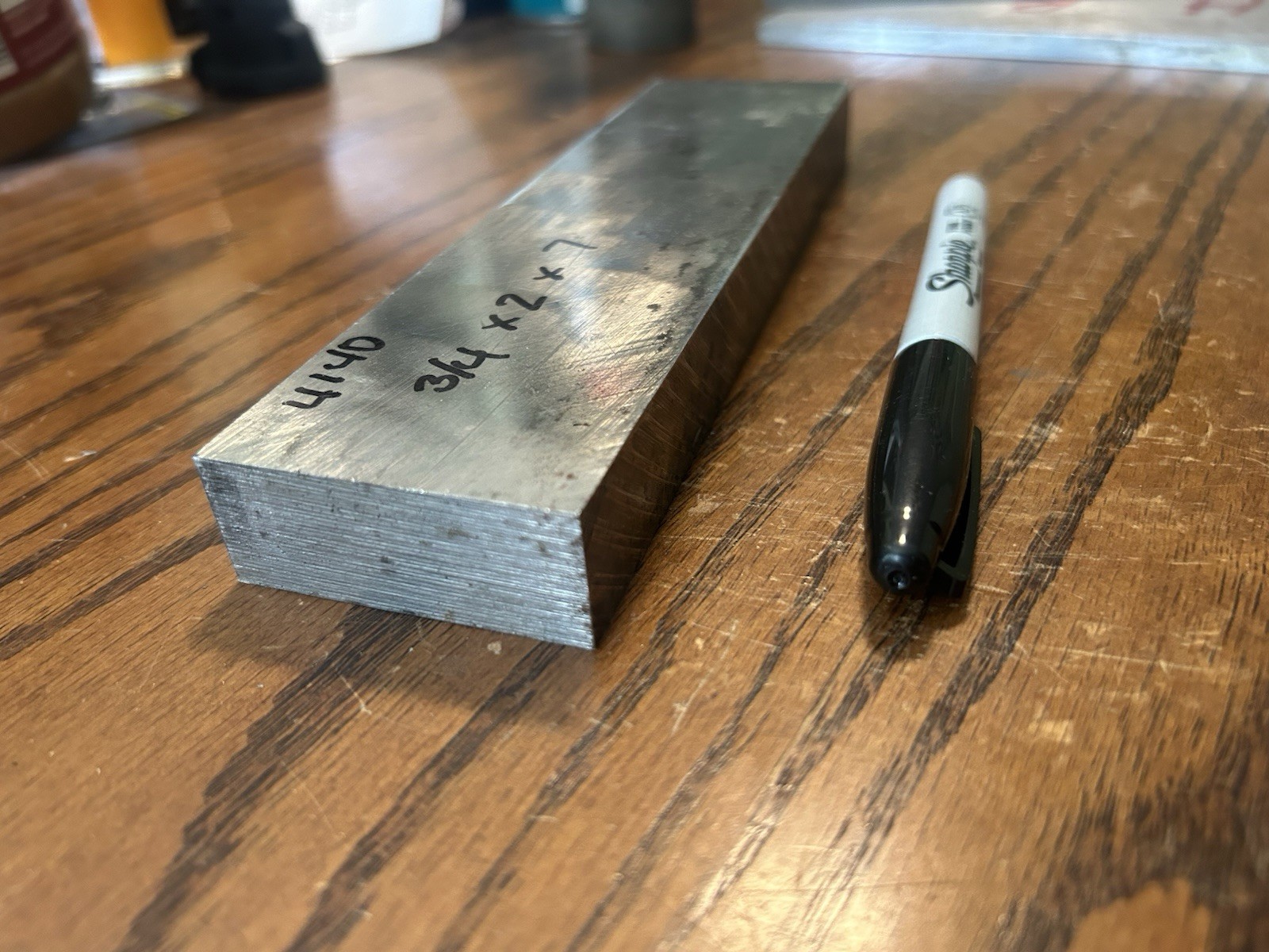 3/4″ x 2″ x 7″, 4140 tool steel, flat stock, machine stock
