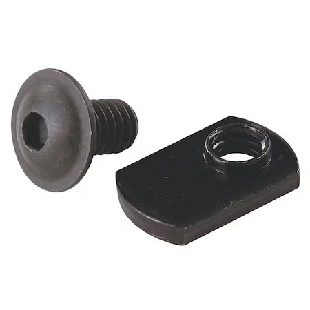 80/20 3319-15 Boltassembly, Steel, Blackzinc-Plated, Pk15