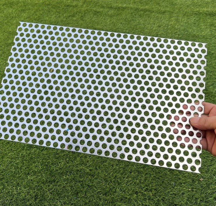 Aluminum Perforated Metal Sheets 16″x12” Inch Hole 10mm Lot Of 6 Sheet Free Ship