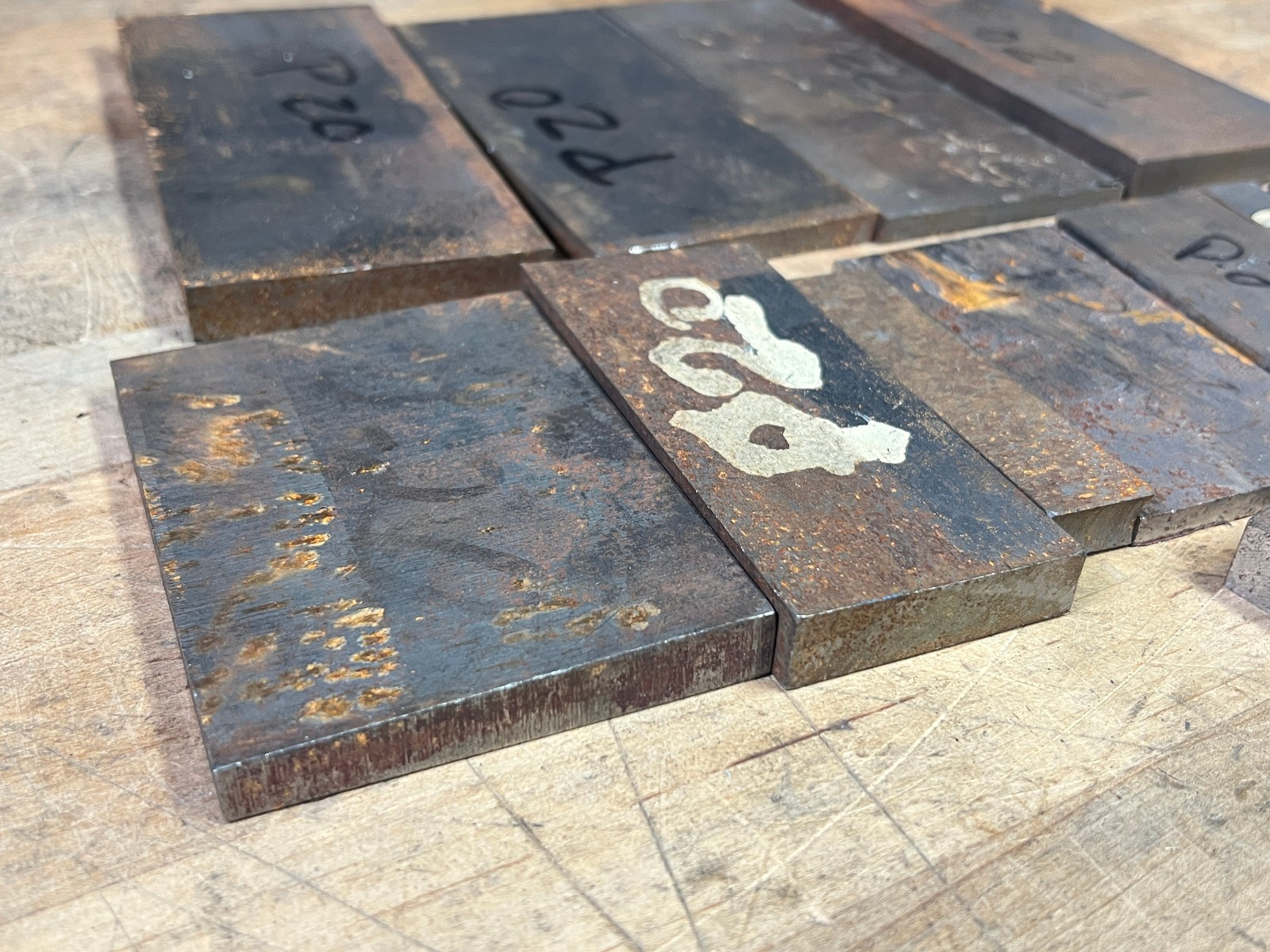 P20 Tool steel flat bar stock lot 17.1 lbs machine shop cut offs