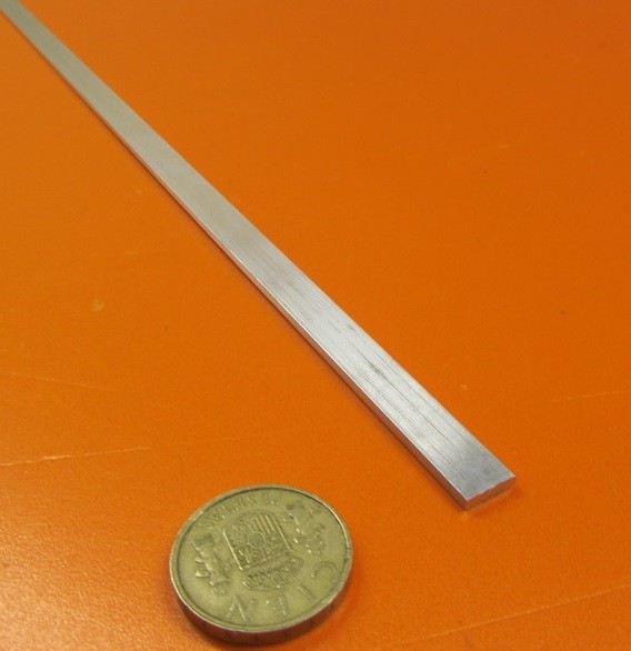 6061 T6 Aluminum Bar, 3/32″ (.094″) Thick x 3/8″ Wide x 36″ Length, 10 pcs